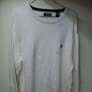 Chaps Pullover Sweater XL NWT off white color